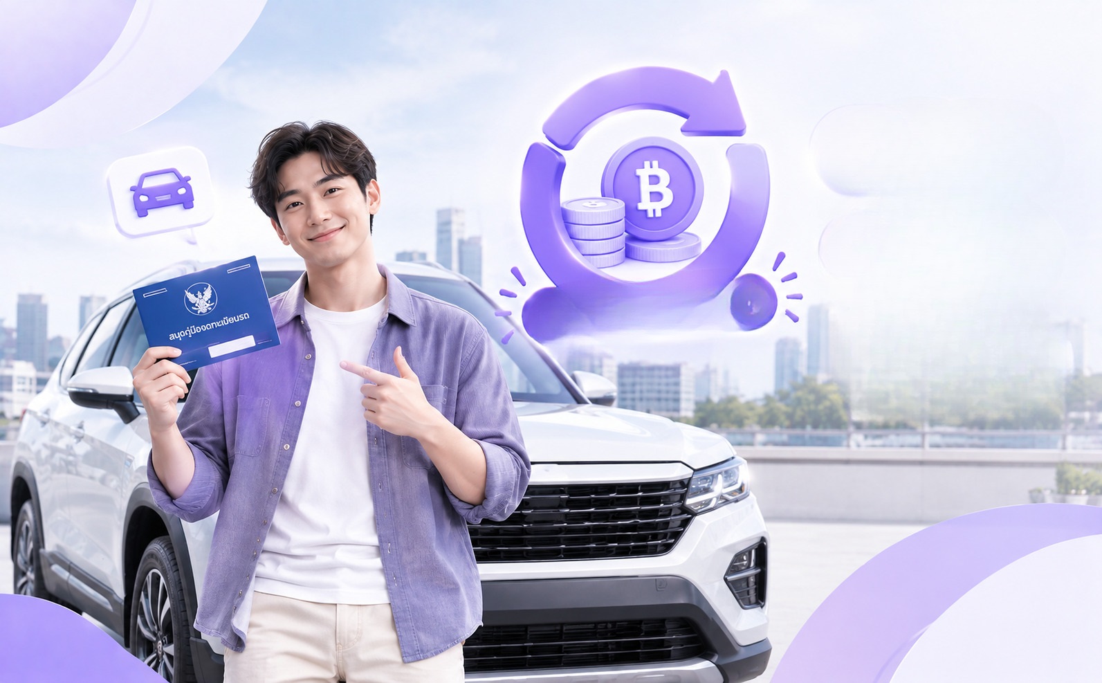 เจ้าของรถนำเล่มทะเบียนรถยนต์มาใช้เป็นหลักประกันเพื่อขอสินเชื่อโดยยังสามารถใช้รถได้ตามปกติ