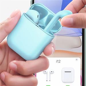 หูฟังไร้สาย Bluetooth V5.0 สีฟ้า