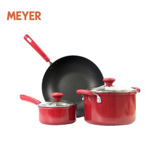 Meyer Italian Red 6-Piece Cookware Set 16229-C