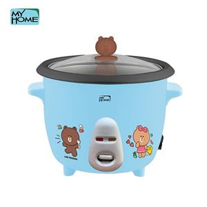 My Home Rice Cooker Size 1 L. Glass Cover RC1002 MH Blue 