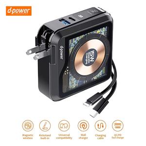 d-power แบตสำรองพร้อมอะเเดปเตอร์ในตัว รุ่น GC-314 Pro 10000 mAh