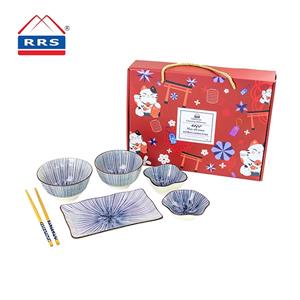 RRS Japanese dishware set with chopsticks 6 pieces/set