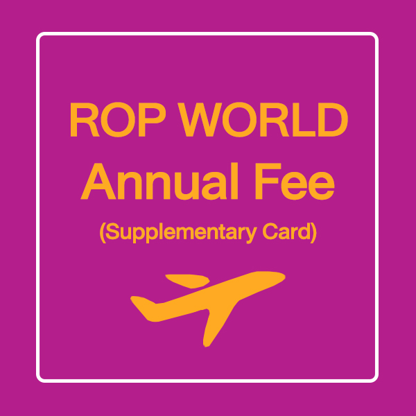 AEON ROP Platinum Annual Fee (Supplementary card)