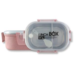 Lunch Box 1000ml. Pink Color