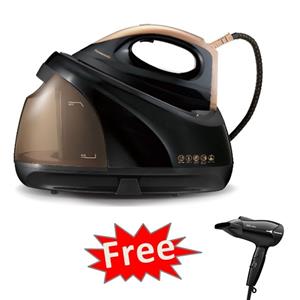 Panasonic boiler steam iron NI-GT500NSF Free hair dryer EH-NE66-KL