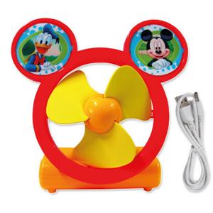 MICKEY MOUSE USB Desk Fan Toys (RED)