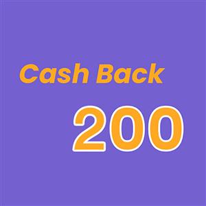 Cash Back 200 ฿